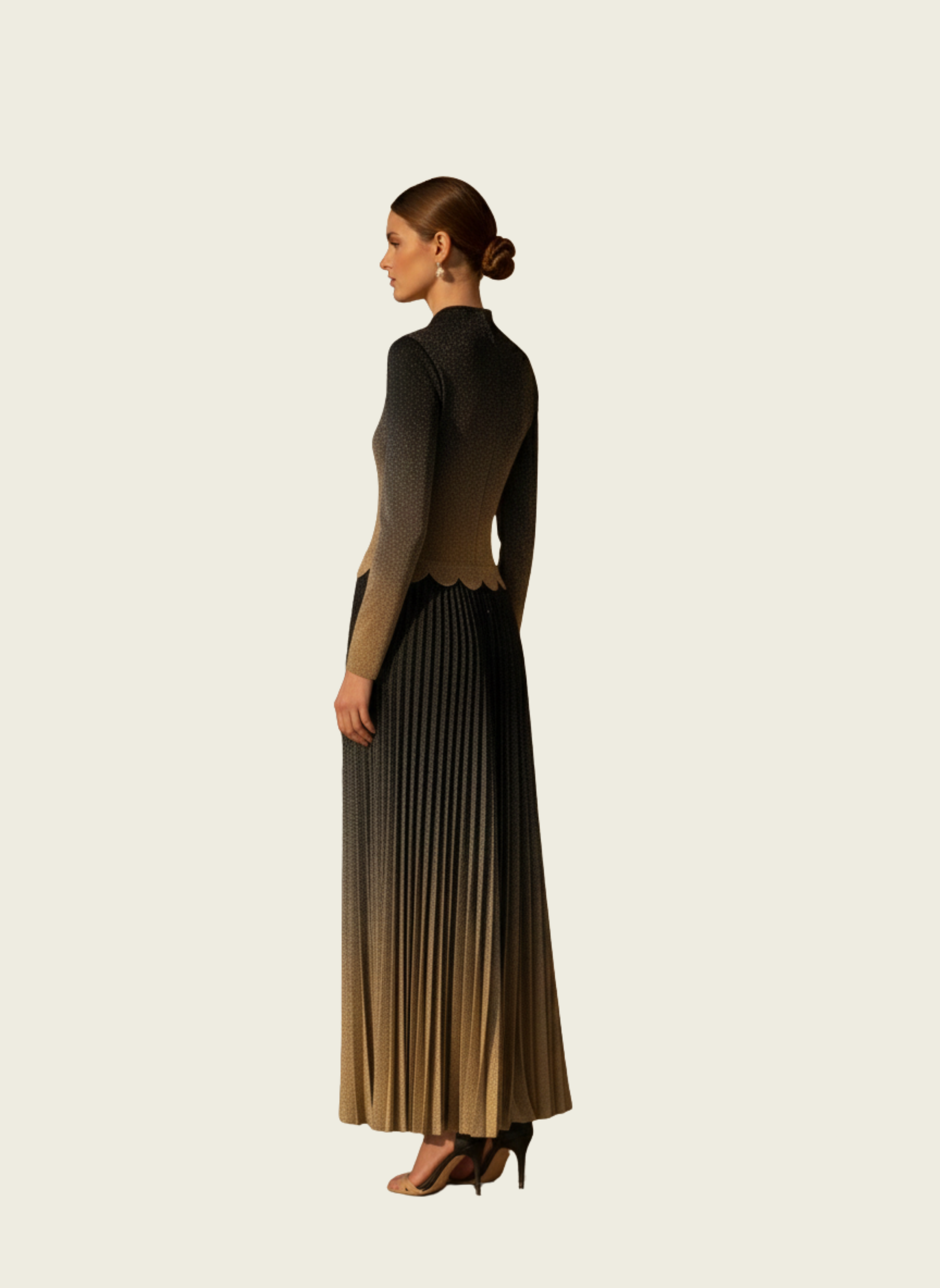The Sunset Pleated Dress