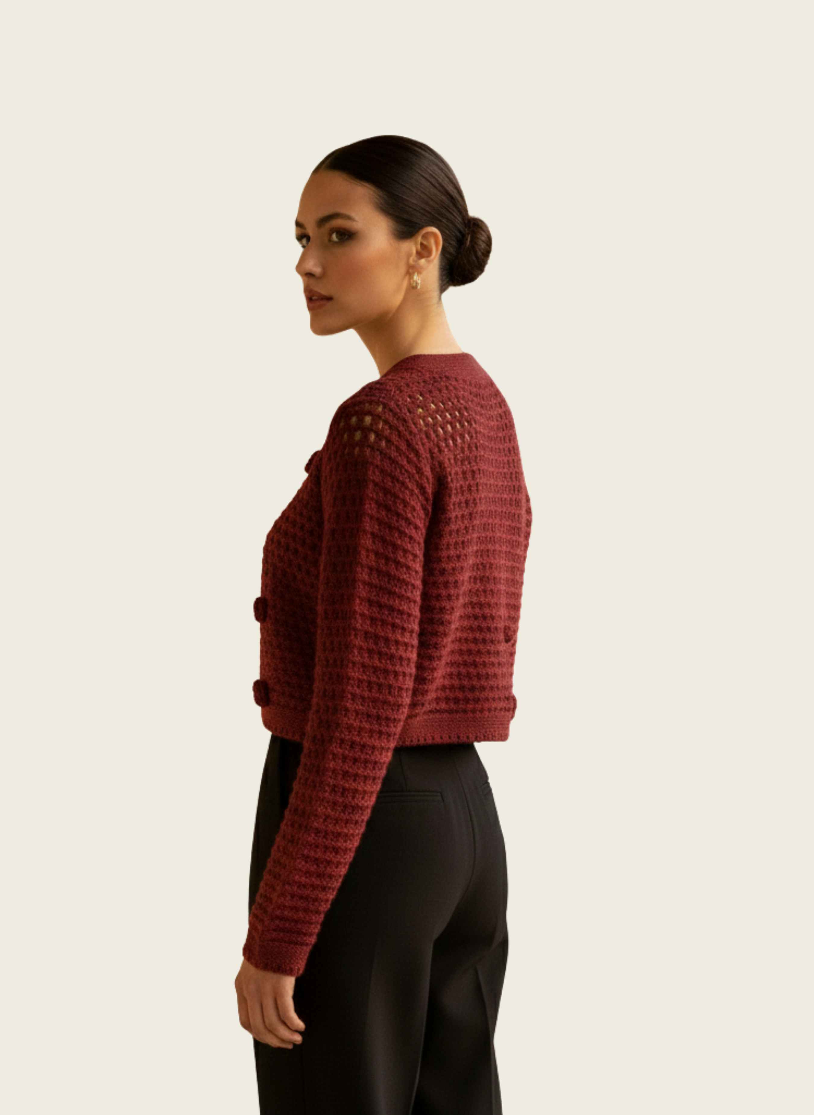 The Openwork Crochet Crop