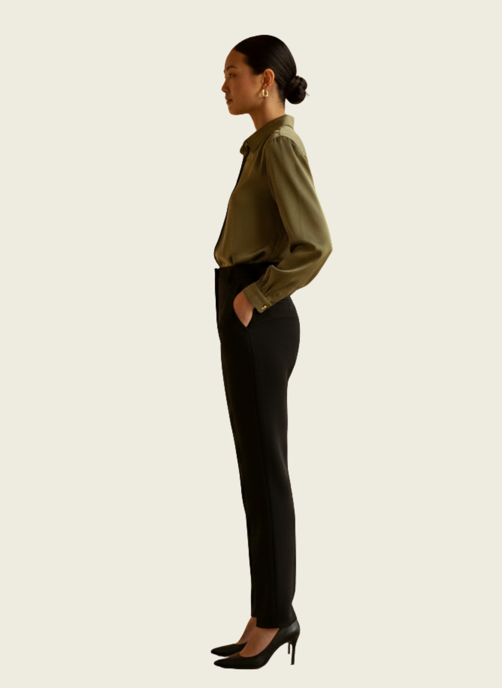 The Luxe Silk-Touch Shirt