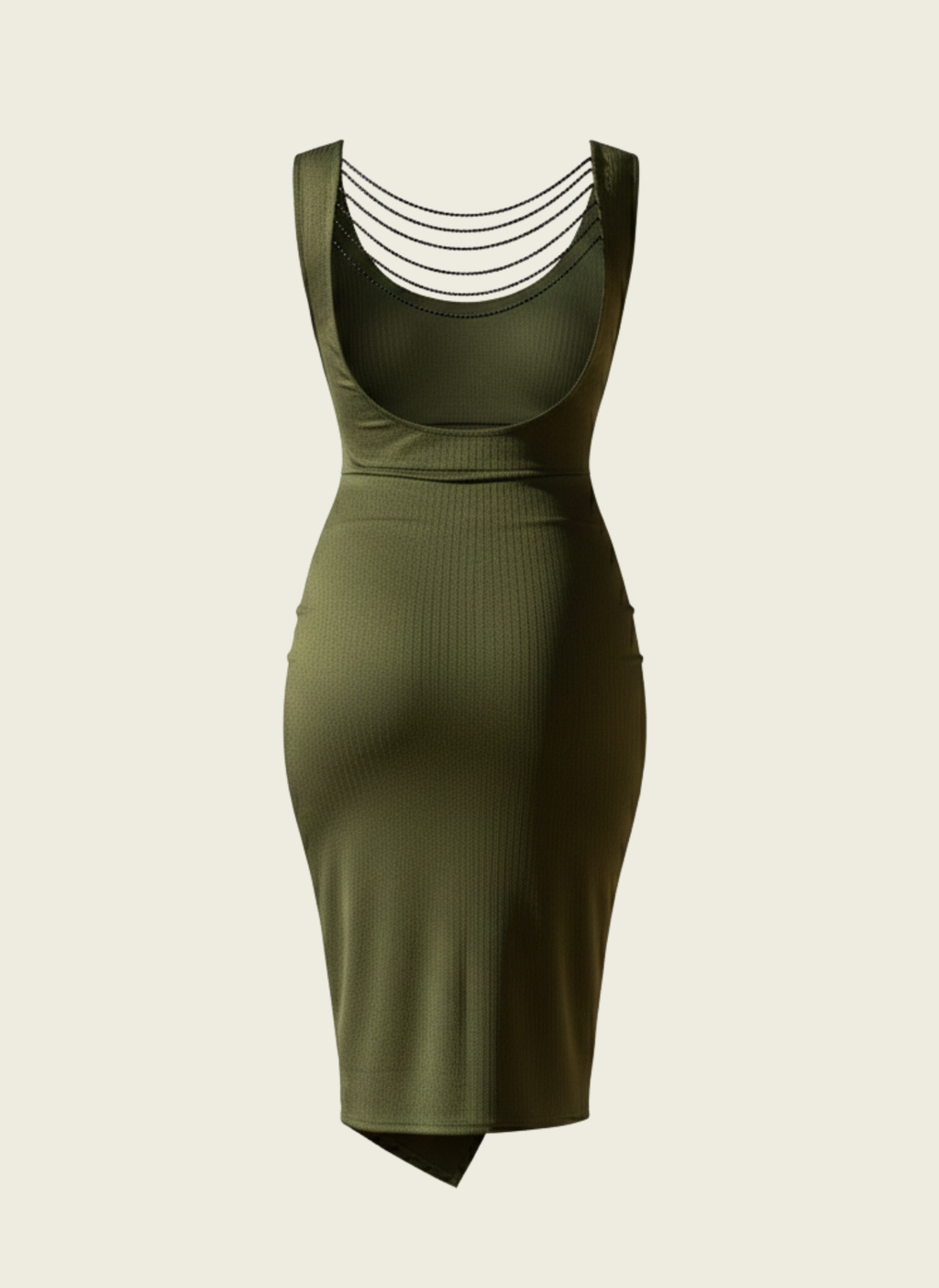 The Olive Hourglass Midi