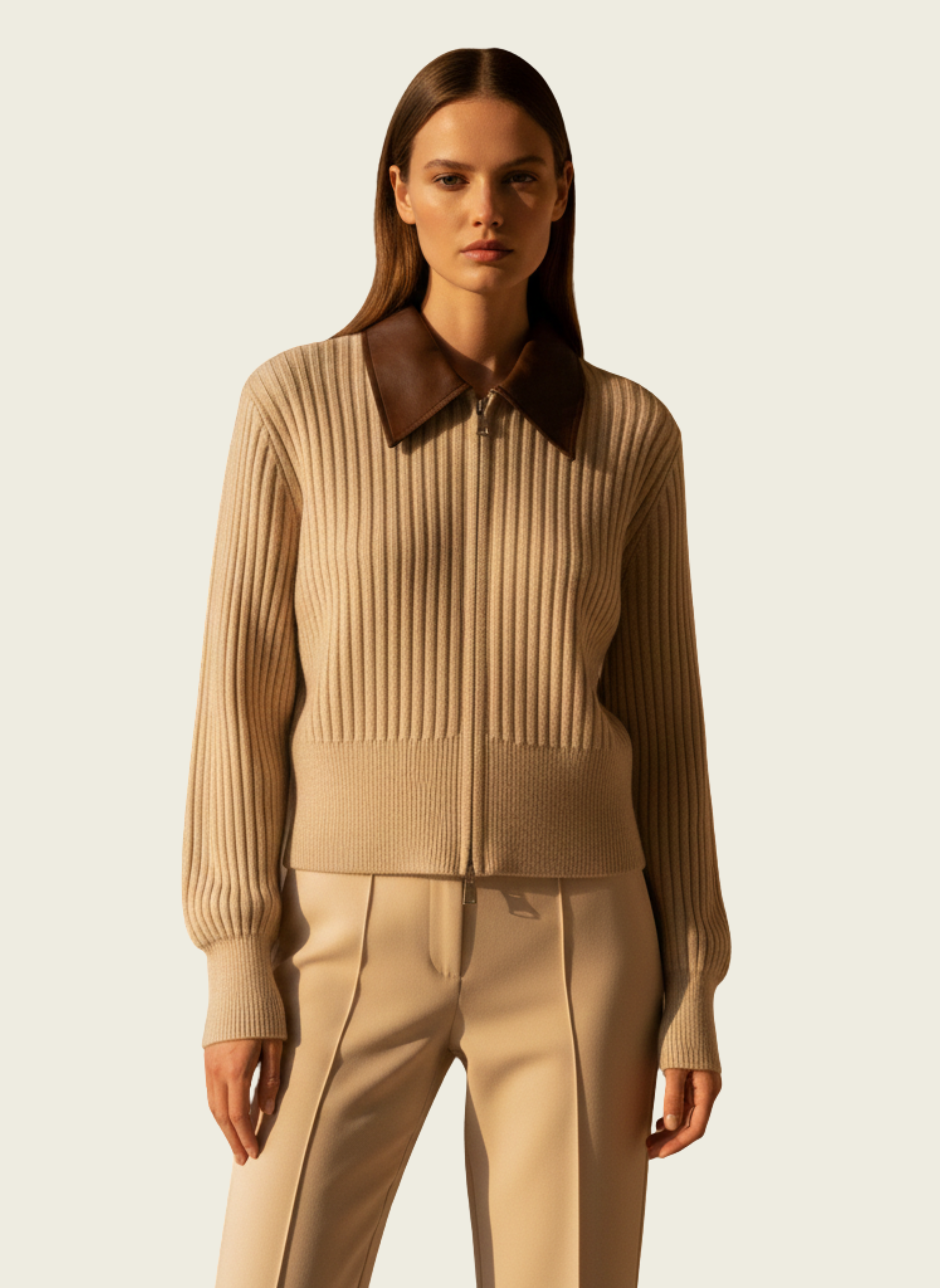 The Heritage Zip-Up Knit