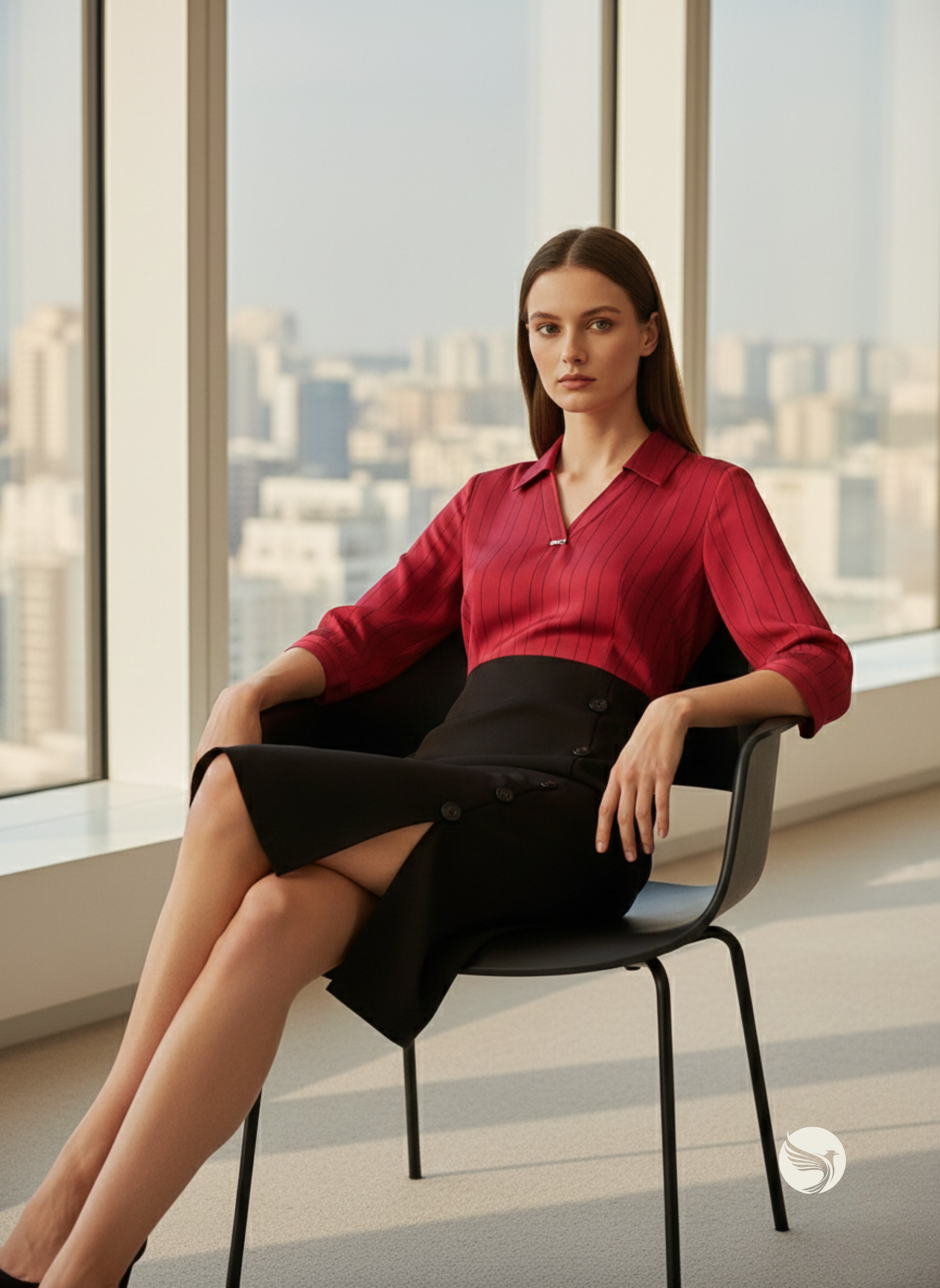 The Two-Tone Business Dress