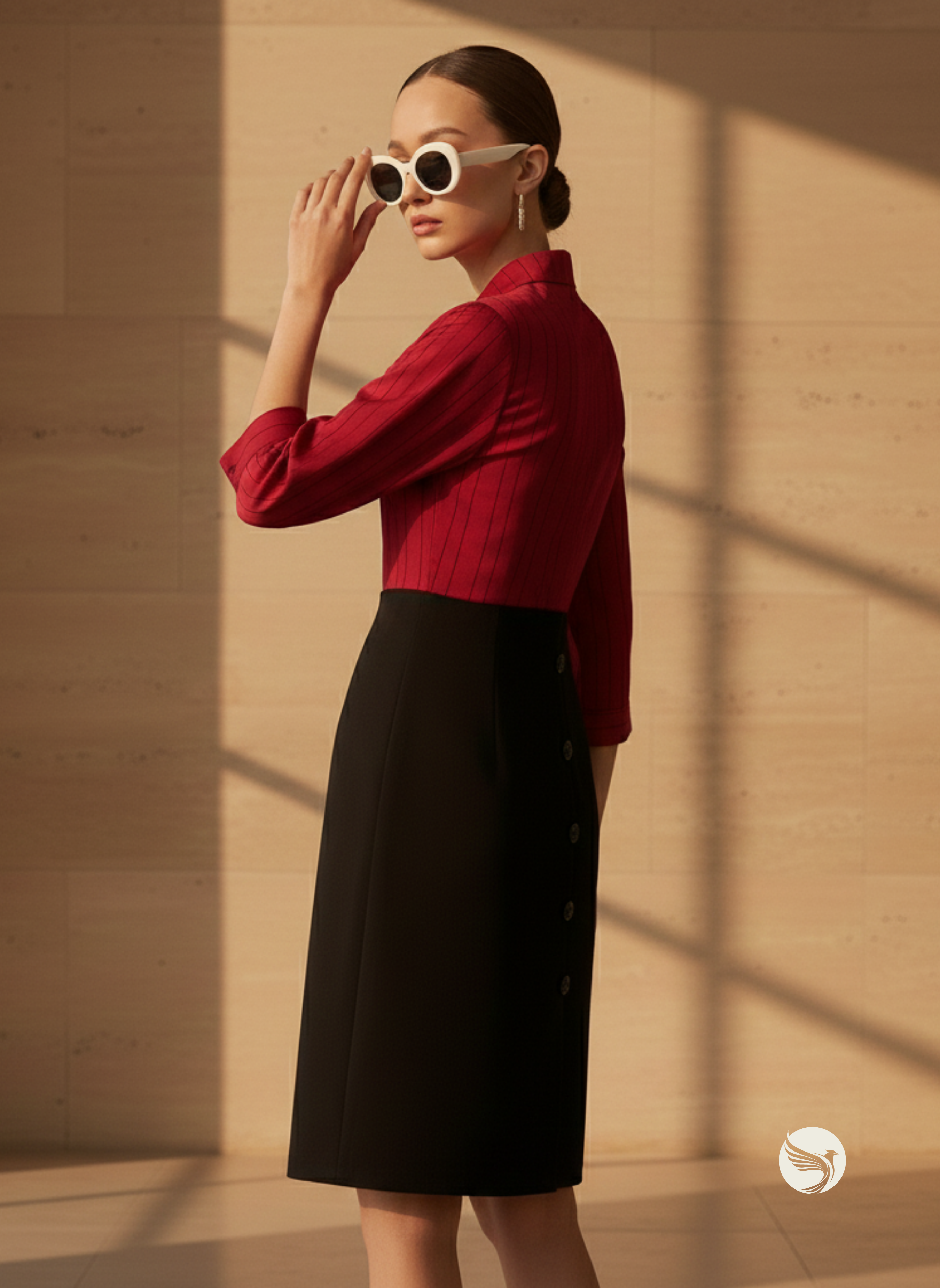 The Two-Tone Business Dress
