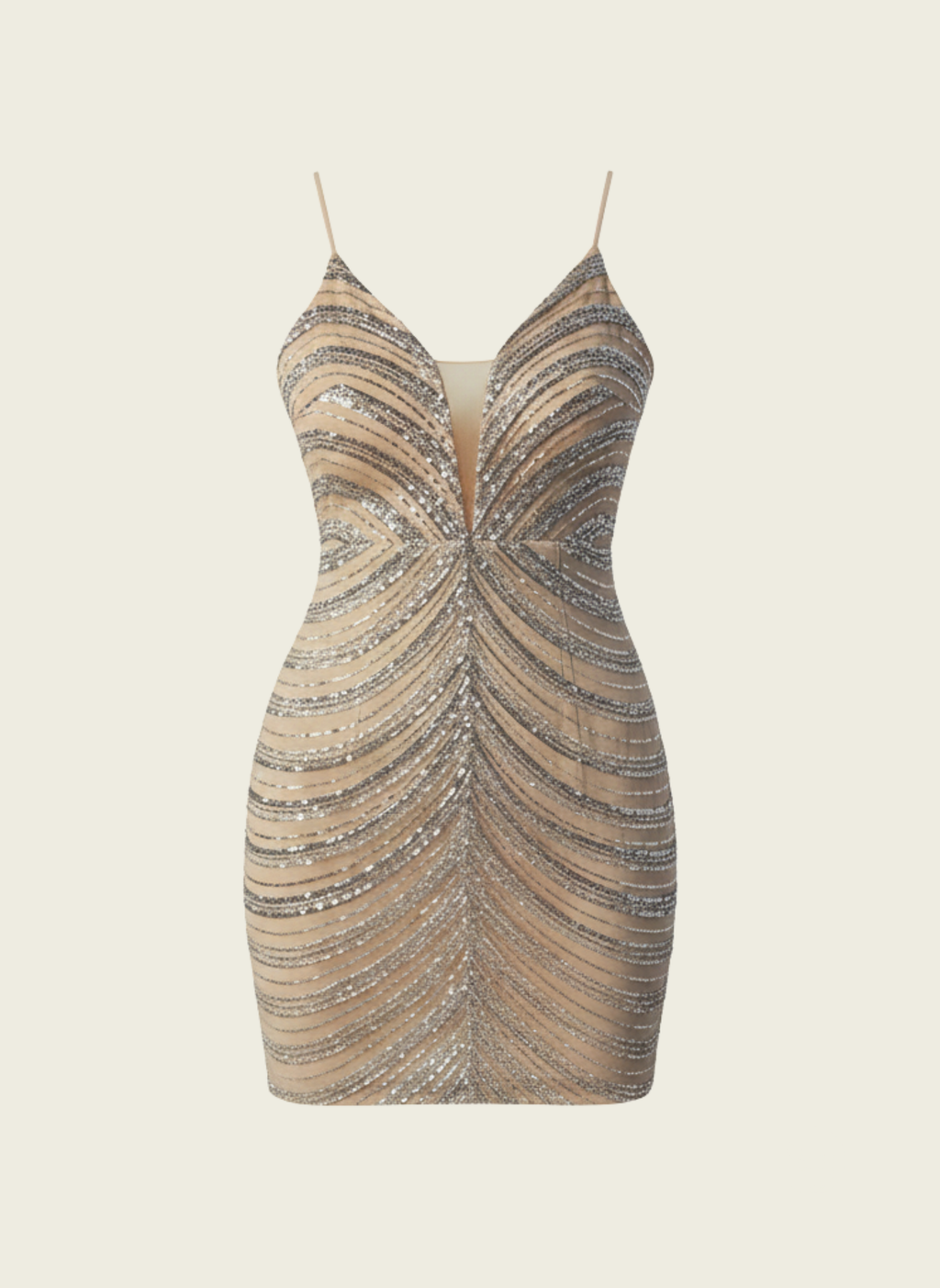 The Starburst Sequin Mini Dress