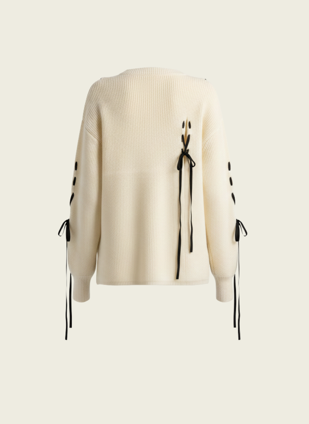 The Ribbon Tie Detail Knit Sweater