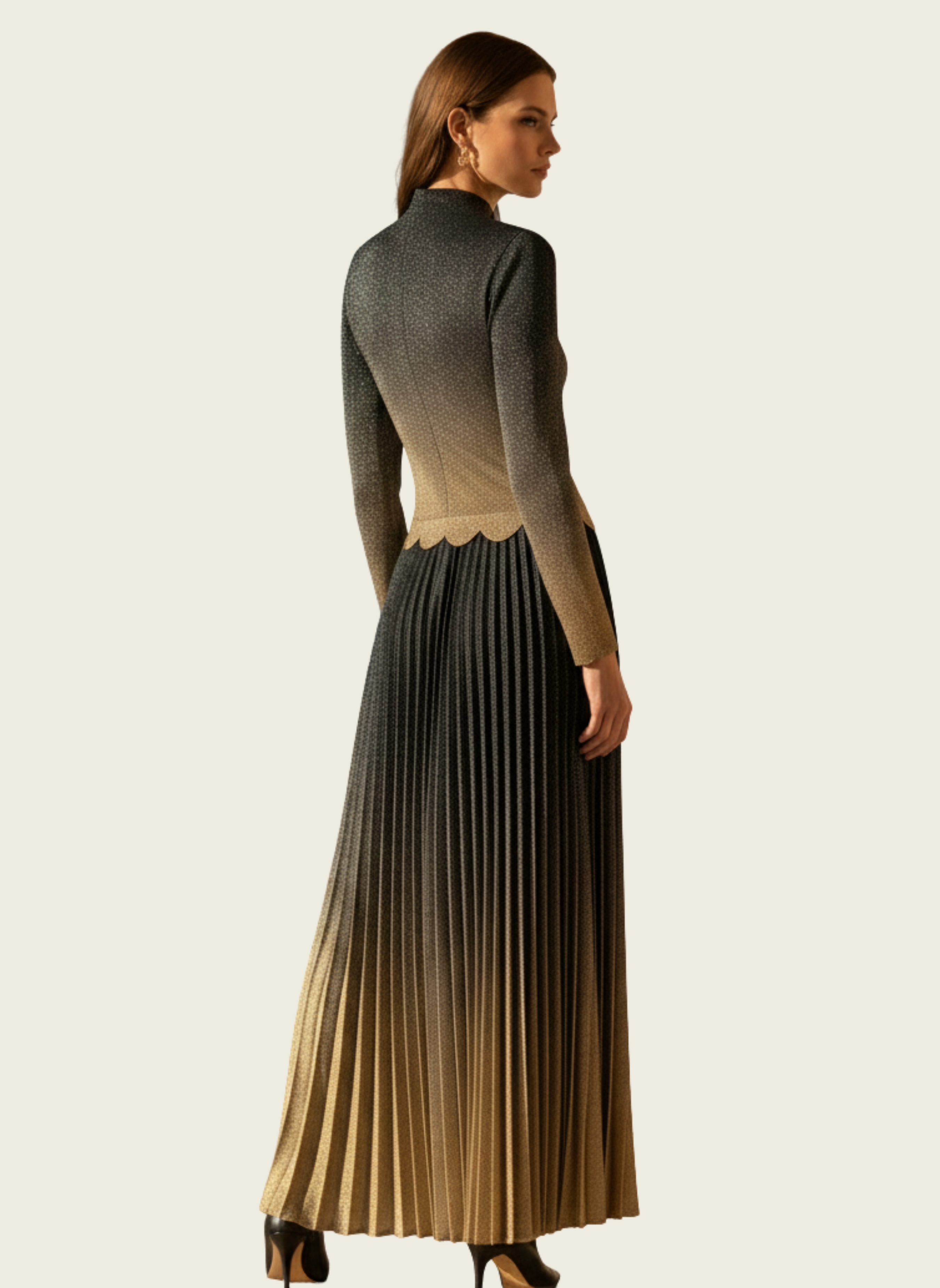 The Sunset Pleated Dress