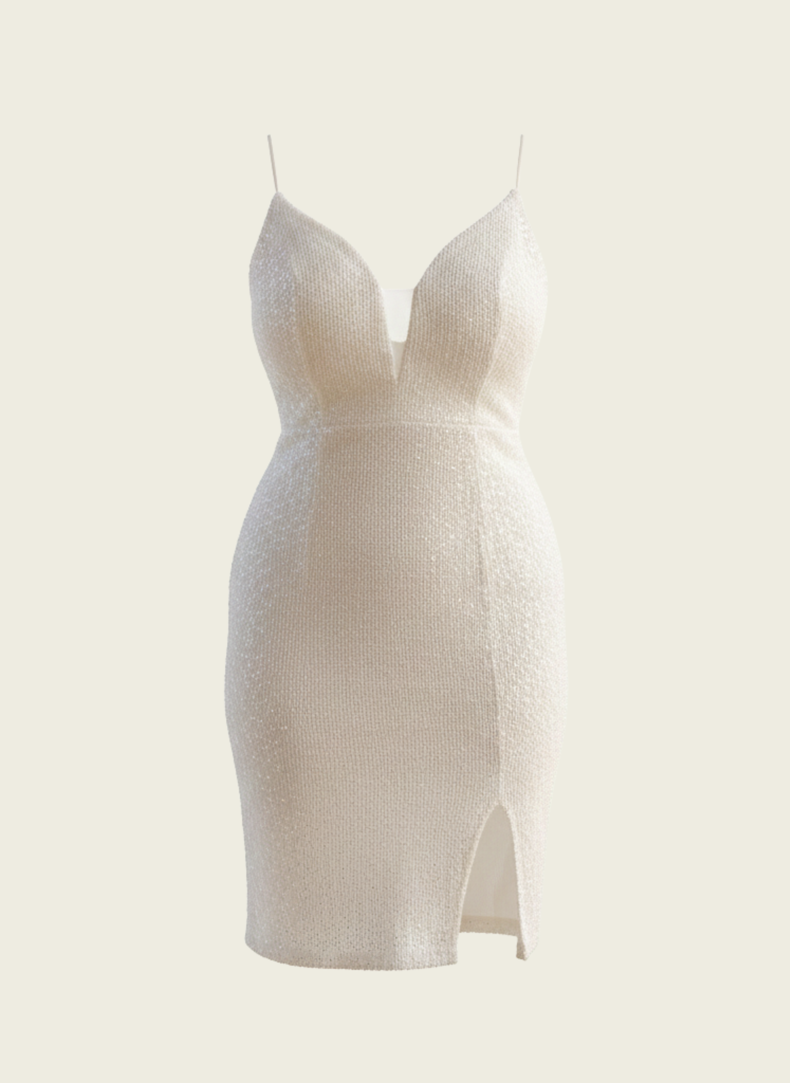 The White Party Sparkle Dress